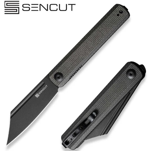 Фото - Нож туристический Sencut SA08F Micarta чорний